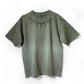 Robbow Iron Fang Washed Graphic T-Shirt – Olive Green