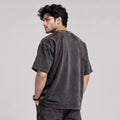 Robbow Crimson Thread Tee - Premium Washed Seam T-Shirt