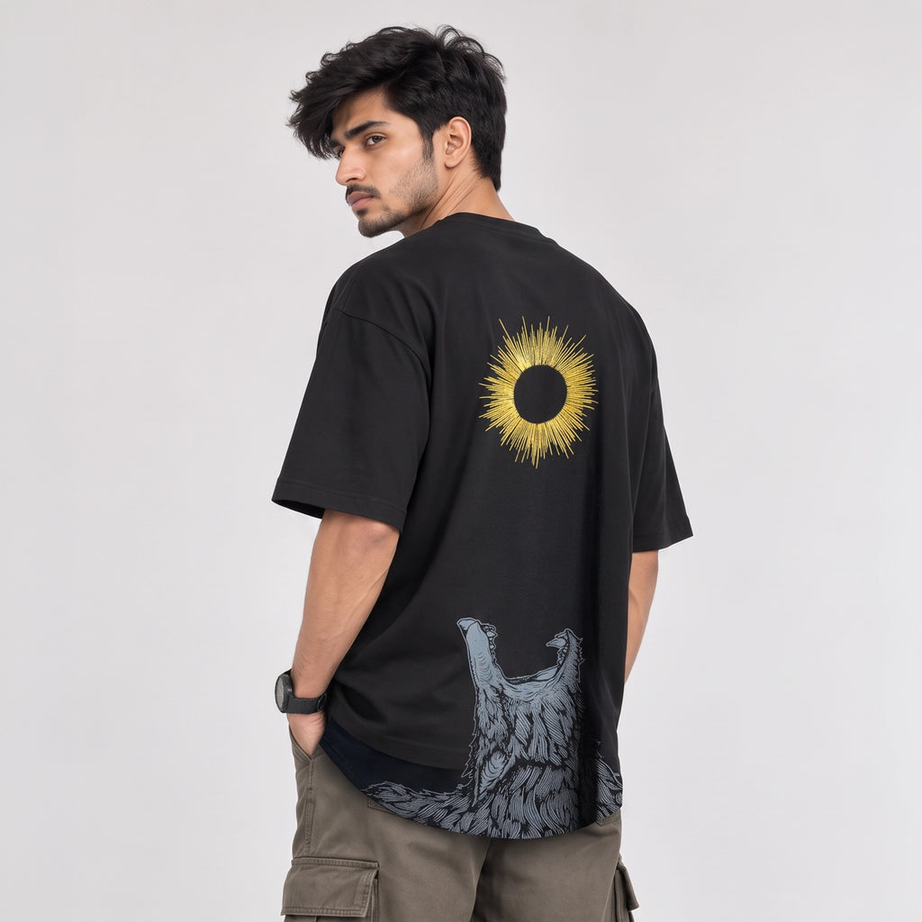 Robbow Eclipse Howl Tee - Premium Graphic Streetwear T-Shirt